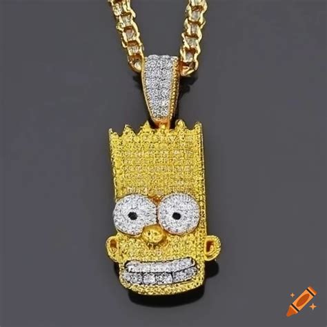 gucci simpson chain|bart simpson chain designer.